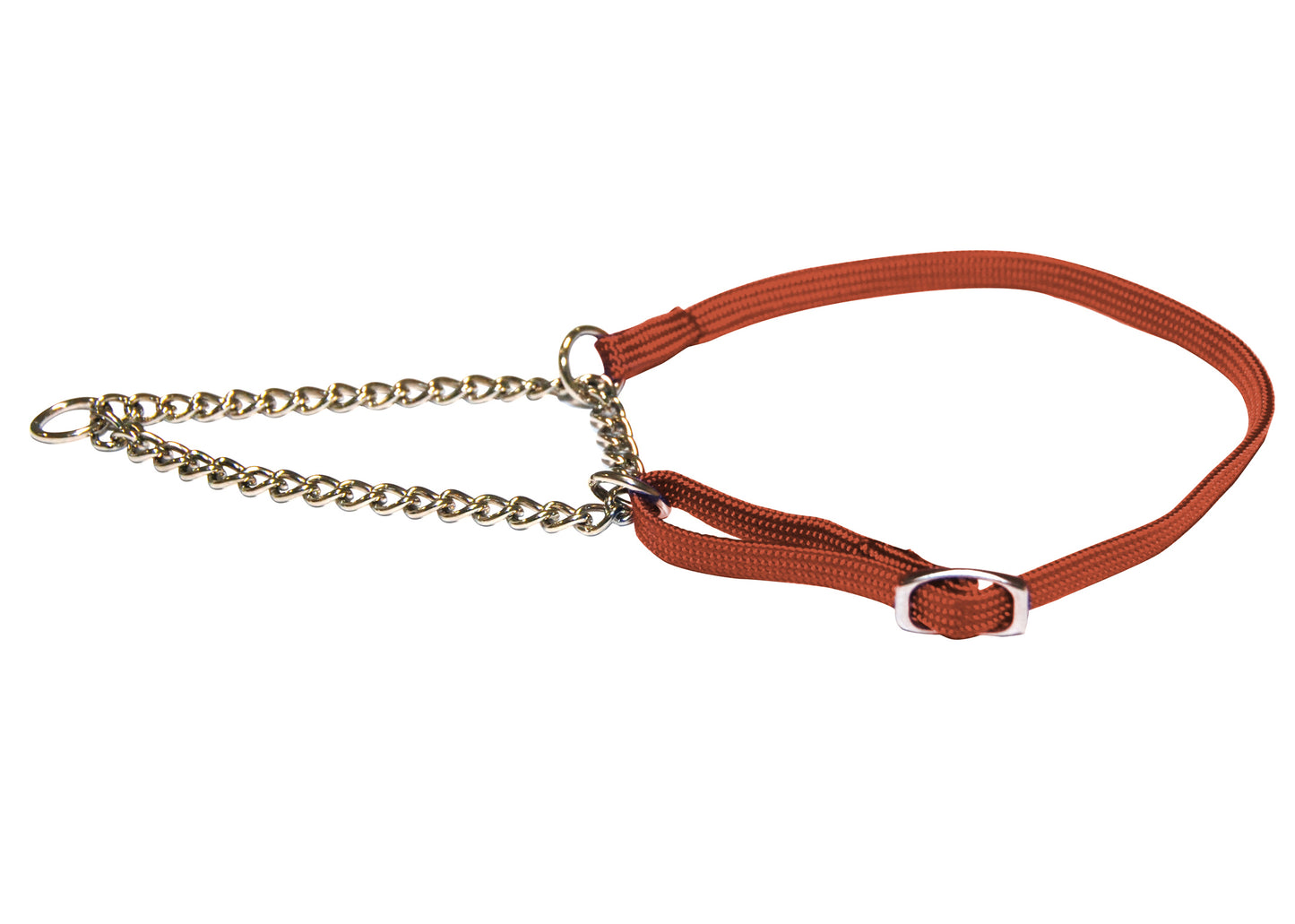 Show Tech Half Check Nylon Show Collar - 7mm - 28-52cm - Assorted Colours
