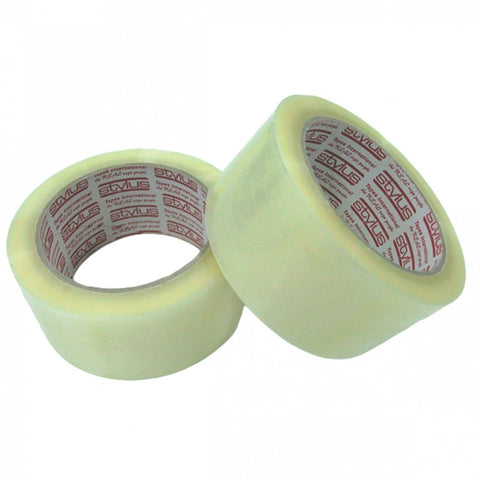 STYLUS PACKING TAPE - CLEAR (48mm x 75 meter roll)